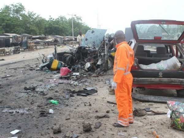 bomb-scene-in-Maiduguri thedispatch nigeria
