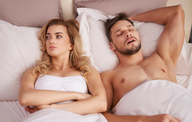 MAN SLEEPING